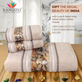 Oriental 450 GSM Bath Towels Set Of 3 | Ultra Soft & Highly Absorbent Towels